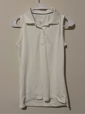 Tory Sport Sleeveless Polo Shirt Women’s XS Performance Golf Tennis Top Coolmax